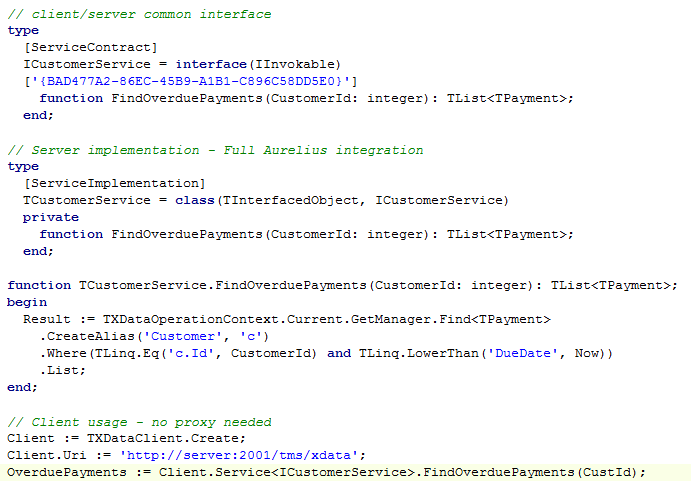 Delphi-TMS XData-用于构建多层 REST/JSON HTTP/HTTPS