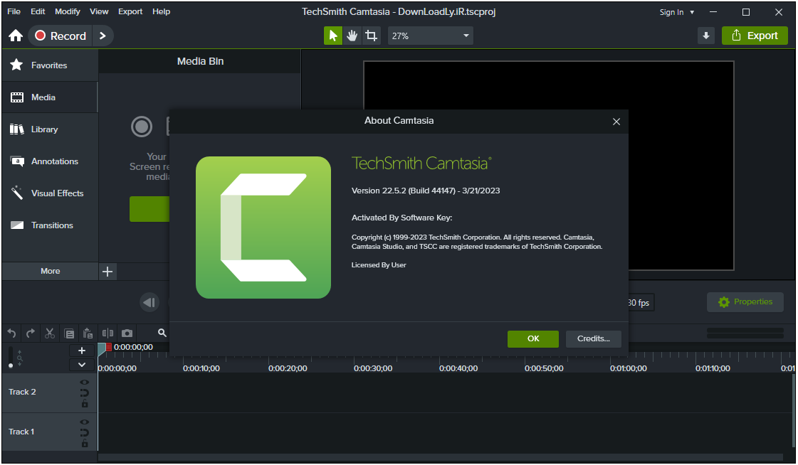 用了十几年的屏幕录像-TechSmith Camtasia