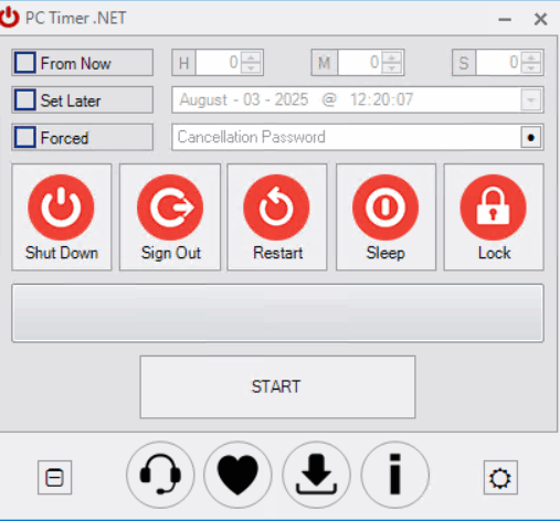 Windows-PC Timer.Net-强大的电脑定时排程工具