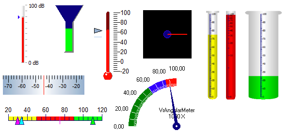 Delphi-TMS VCL Instrumentation Workshop专业的仪器仪表界面