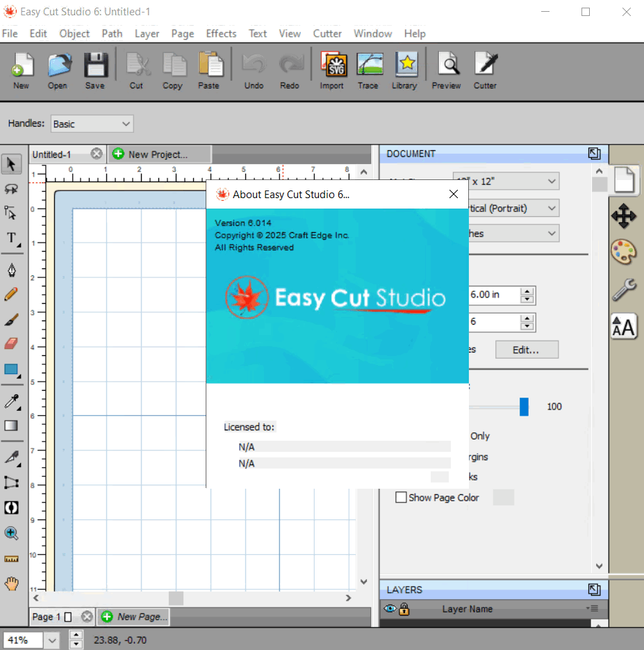 Windows-Easy Cut Studio 专业的矢量图形设计与切割软件