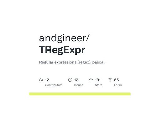 pascal-TRegExpr：Pascal 中的强大正则表达式库